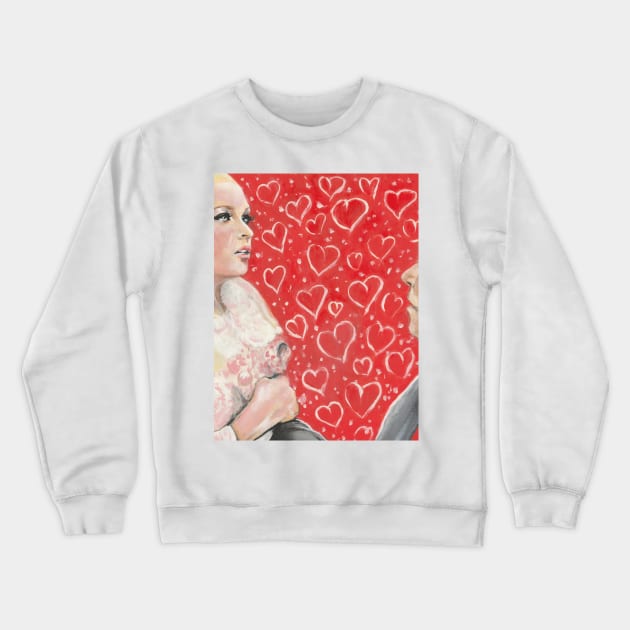 Svetlana Svetlichnaya & Yuri Nikulin Crewneck Sweatshirt by Svetlana Pelin